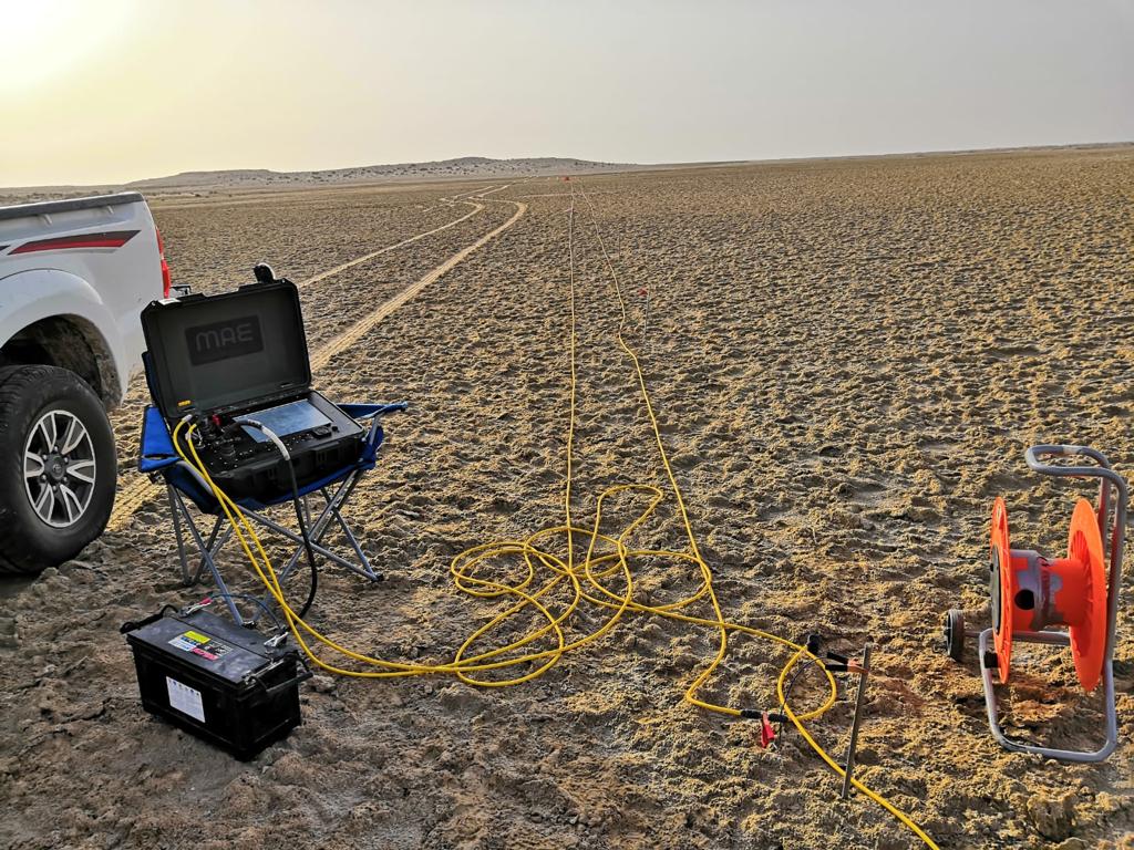 levantamiento de tomografía eléctrica para caracterización geofísica del subsuelo